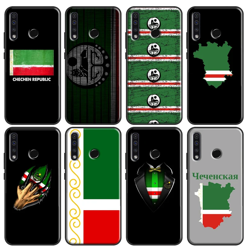 Chechen Flag Chechnya Soft For Huawei Honor 20 8 9 10 10X Lite 10i 7C 4C 6C 7A Pro 8A 9A 8S 9S 7X 9X 8X Case