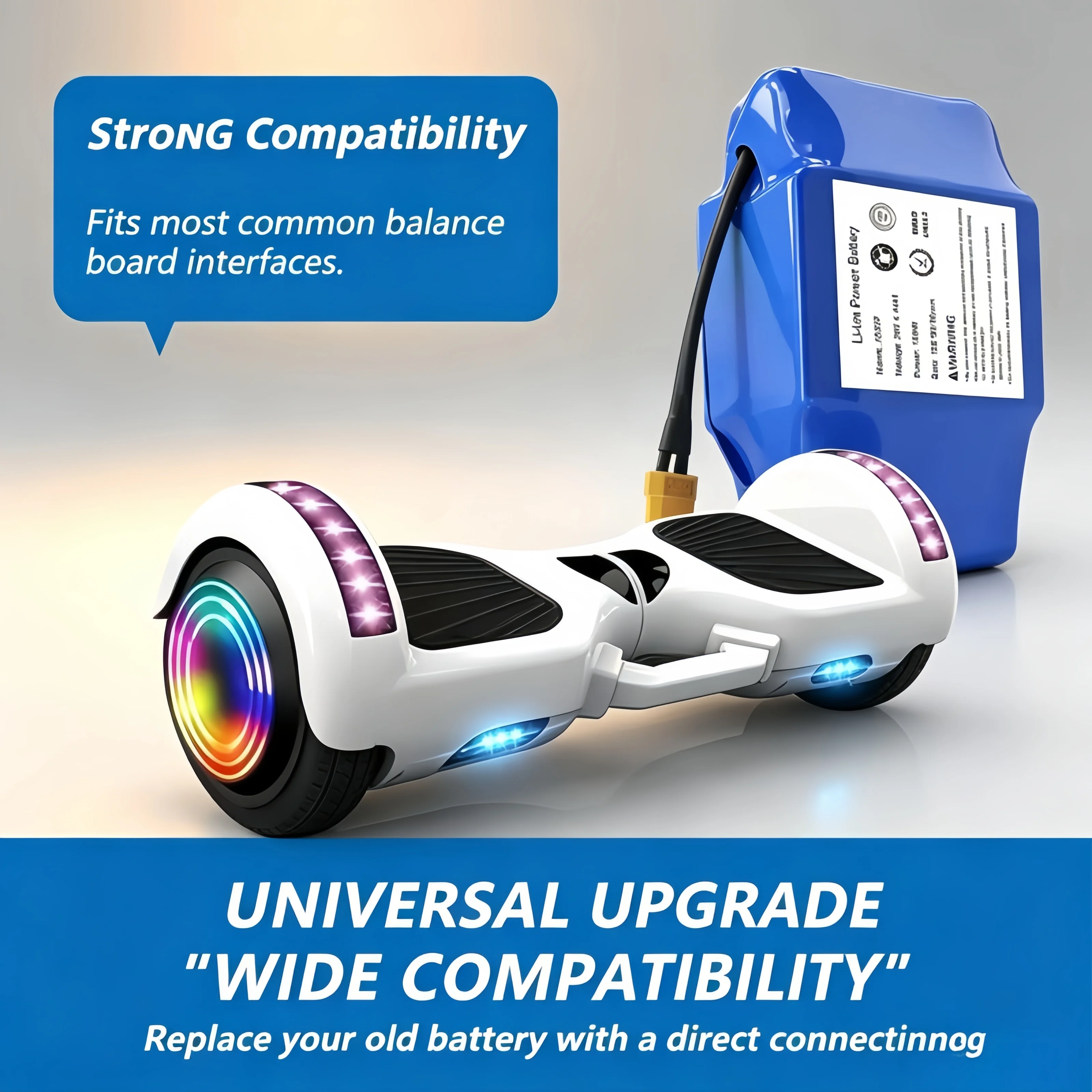 SU 36V 10S2P 6400mAh 7000mAh Hoverboard Battery Long Runtime 18650 Lithium Ion Battery for Self Balancing Electric Scooter