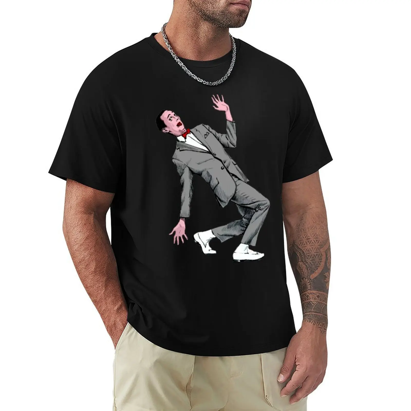 

Paul Reubens American Actor T-Shirt croswit shirt man Funny t-shirts mens cotton t shirts