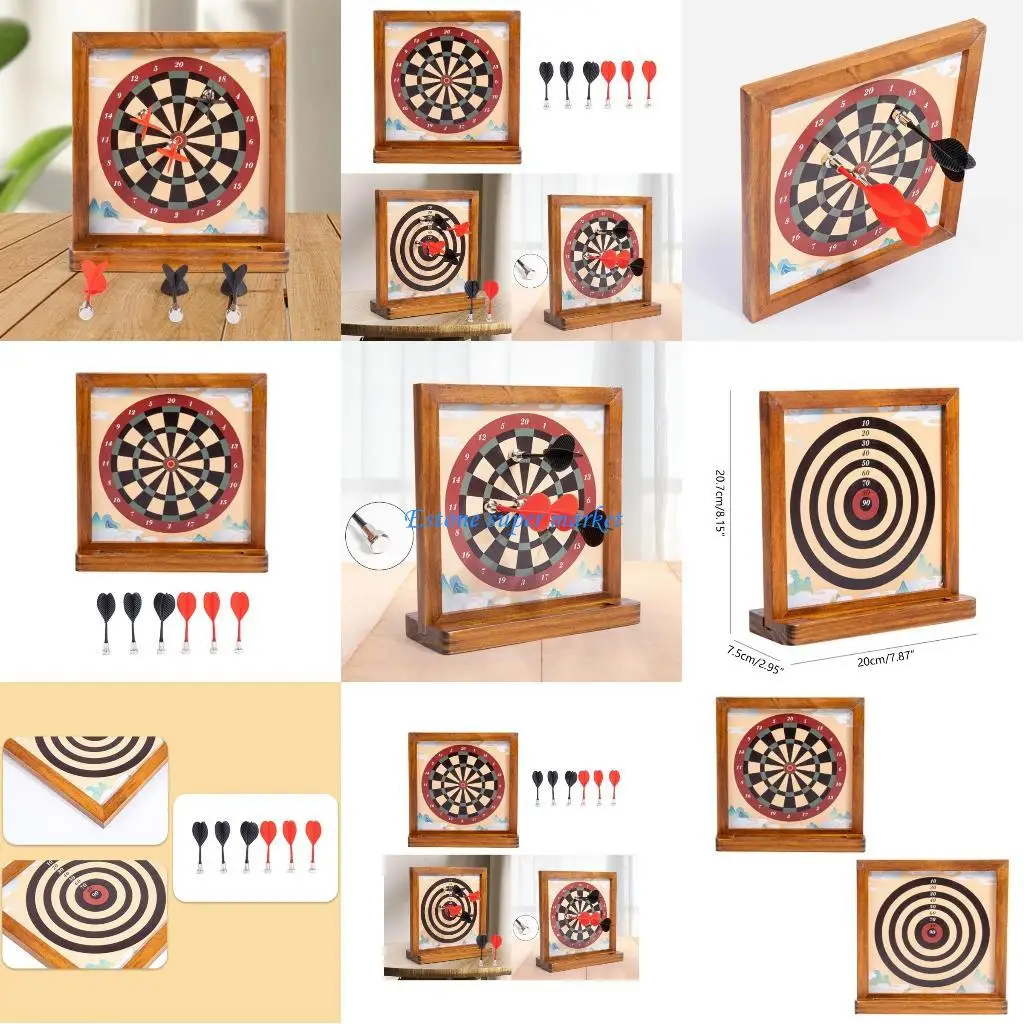 

090B Fun Darts Game Indoor Competition Activity Toy Party Supply Dartboard