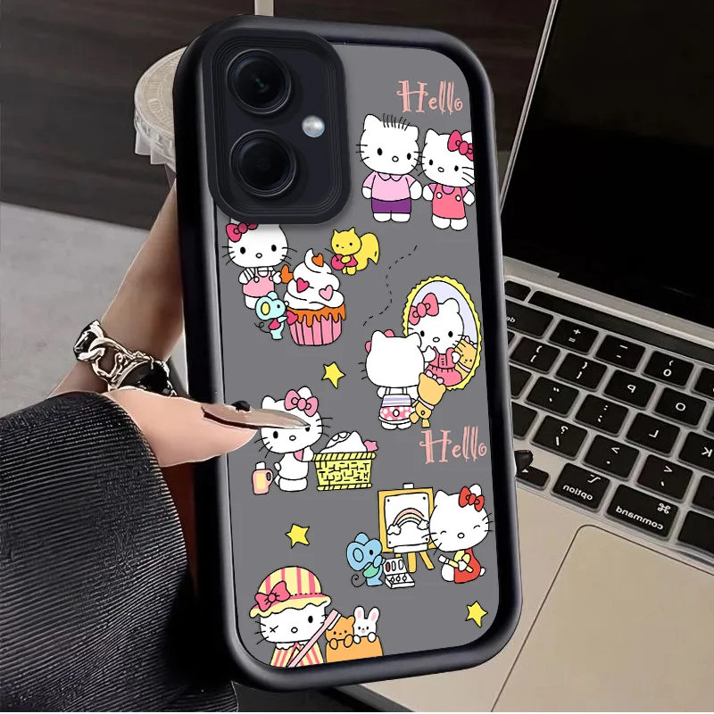 Sanrio Hello Kitty Telefoon Hoesje Voor Xiaomi Redmi Note 13 12 Pro Plus 4G 5G 13c 12c Turbo 11 11S 10 10S 9 10a 10c 9c A2 A1 Cover