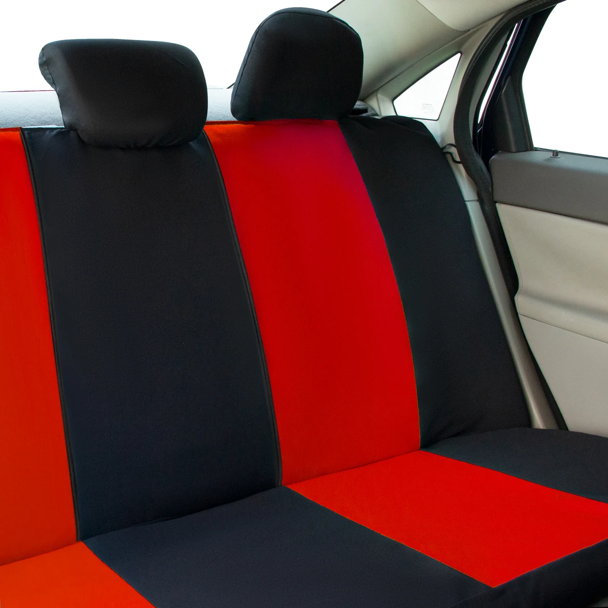 Sportlicher Stil, komplettes Set, Autositzbezüge aus Polyestergewebe, Autositzschutz, universell passend für die meisten Autos und SUVs – Detail 9