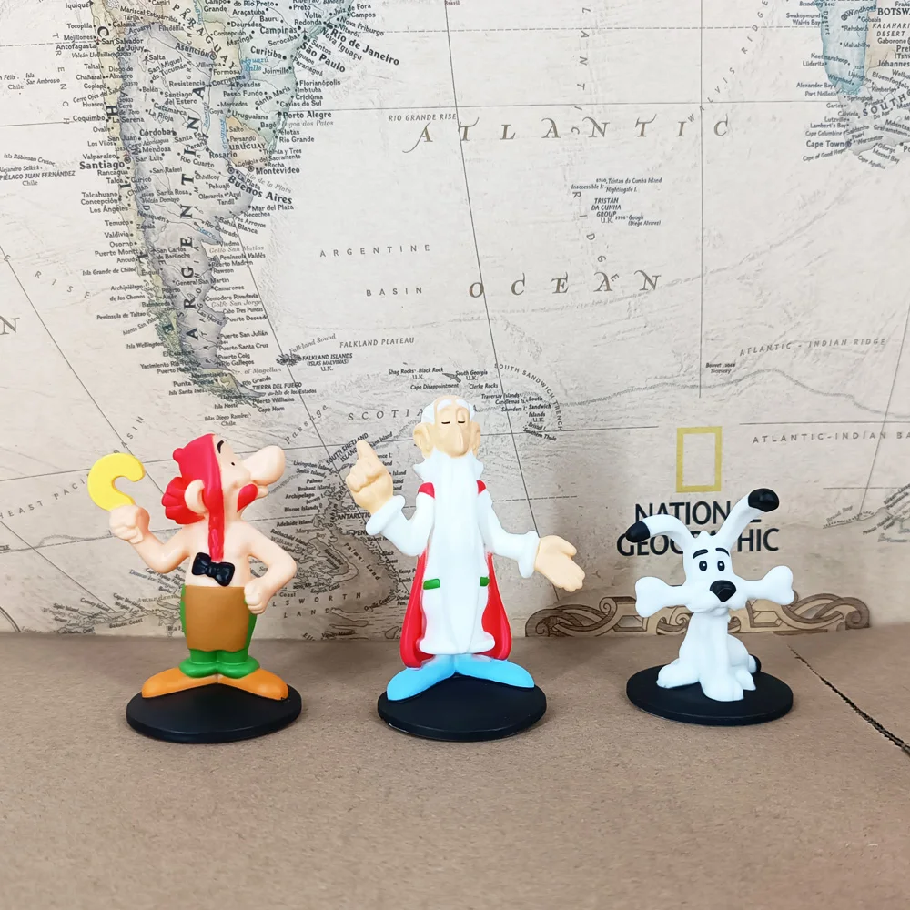 Gallia Hero Warrior Asterix Le Gaulois Gaul der Gallier Obelix Panoramix Dogmatix Crafts Figure Model Ornaments