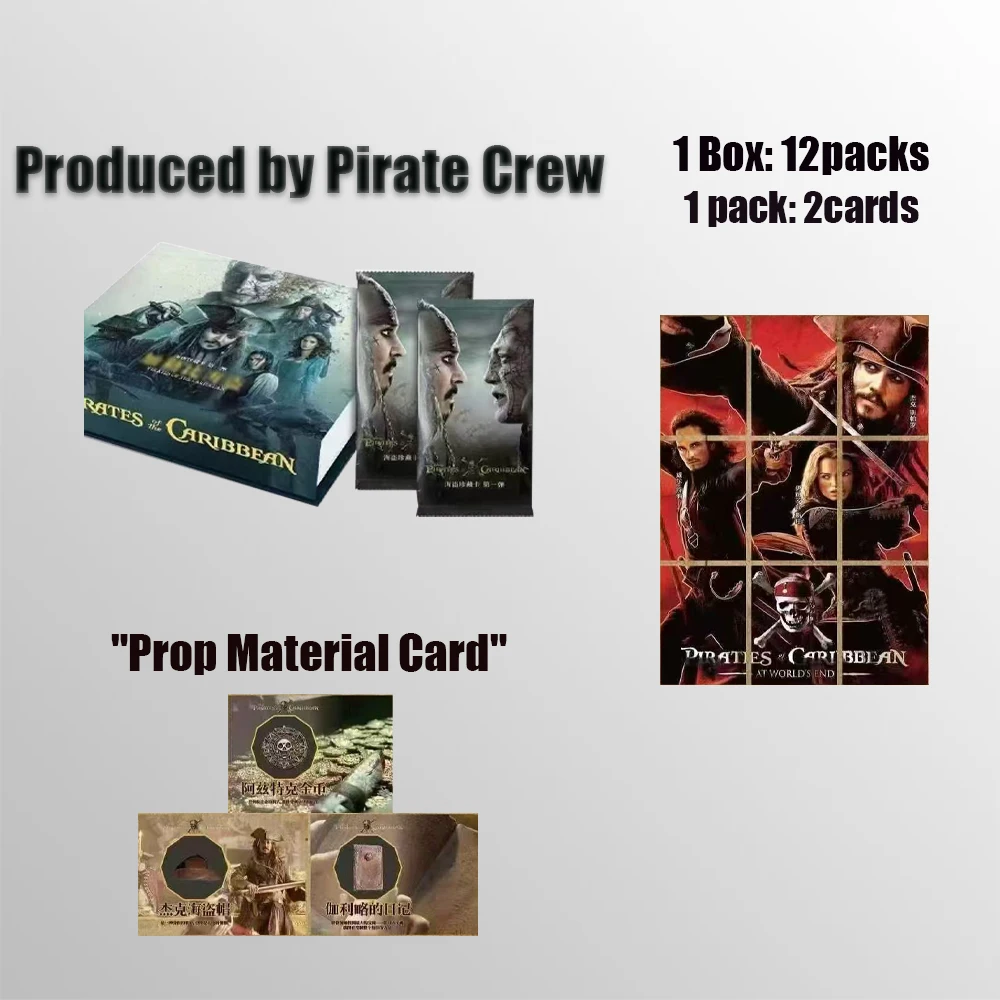

Newest Wholesale Pirates of the Caribbean Card for Original Movie Rare Card Luffy Zoro Nami Chopper Bounty Collectibles card