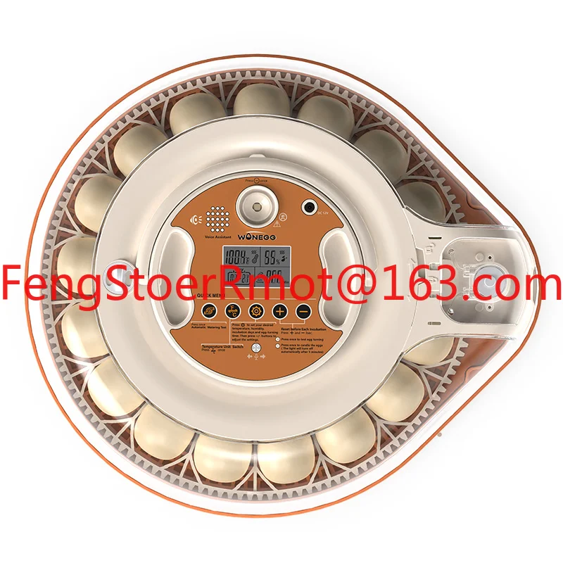 Newly upgraded 26 Pro voice dual power egg incubator bird incubator