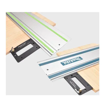 Carpenter's electric circular saw track right angle positioning plate guide rail saw right angle guide ruler matching guide rail