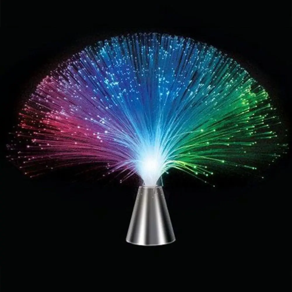 Multicolor LED Fiber Optic Lamp Creative Luminous Starry Sky Light Exquisite Portable Desktop Light Holiday Camping