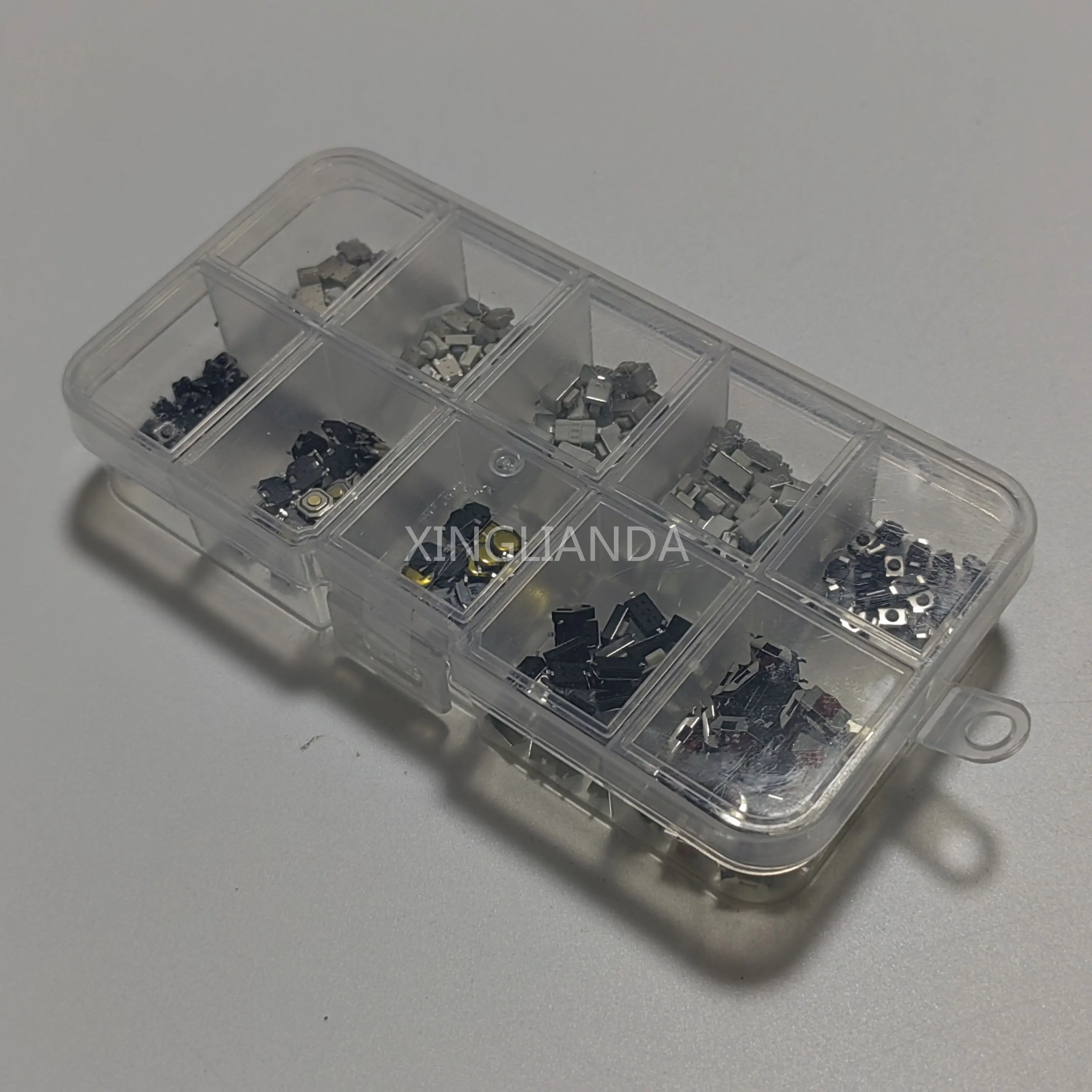 250PCS 10 Values*25Pcs with Box Tactile Push Button Touch Switch Remote Keys Micro Switches