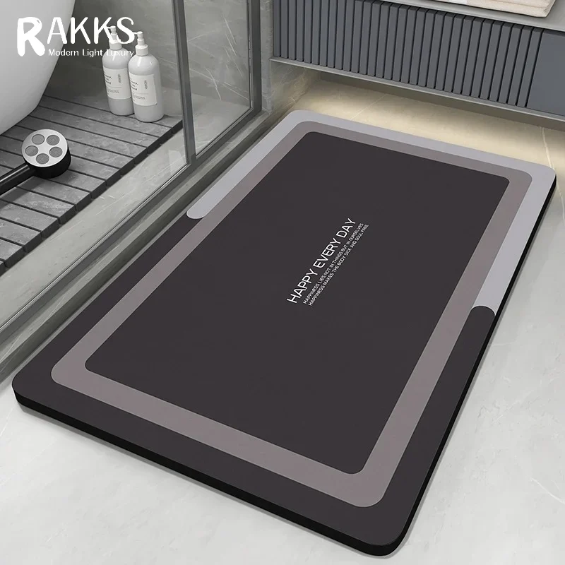 

RAKKS Home Carpet Rug Garden Style Minimalist Super Absorbent Bath Mats Quick Dry Floor Mat Absorbent Mat Antiskid For Baby Bed