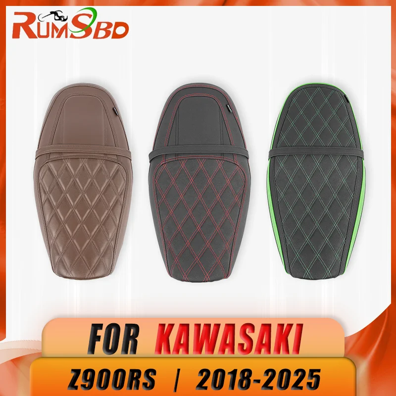 

Motorcycle Front Seat CushionDriver Rider Pad Covers One Piece Seat For Kawasaki Z900RS 2018 2019 2020 2021 2022 2023 2024 2025