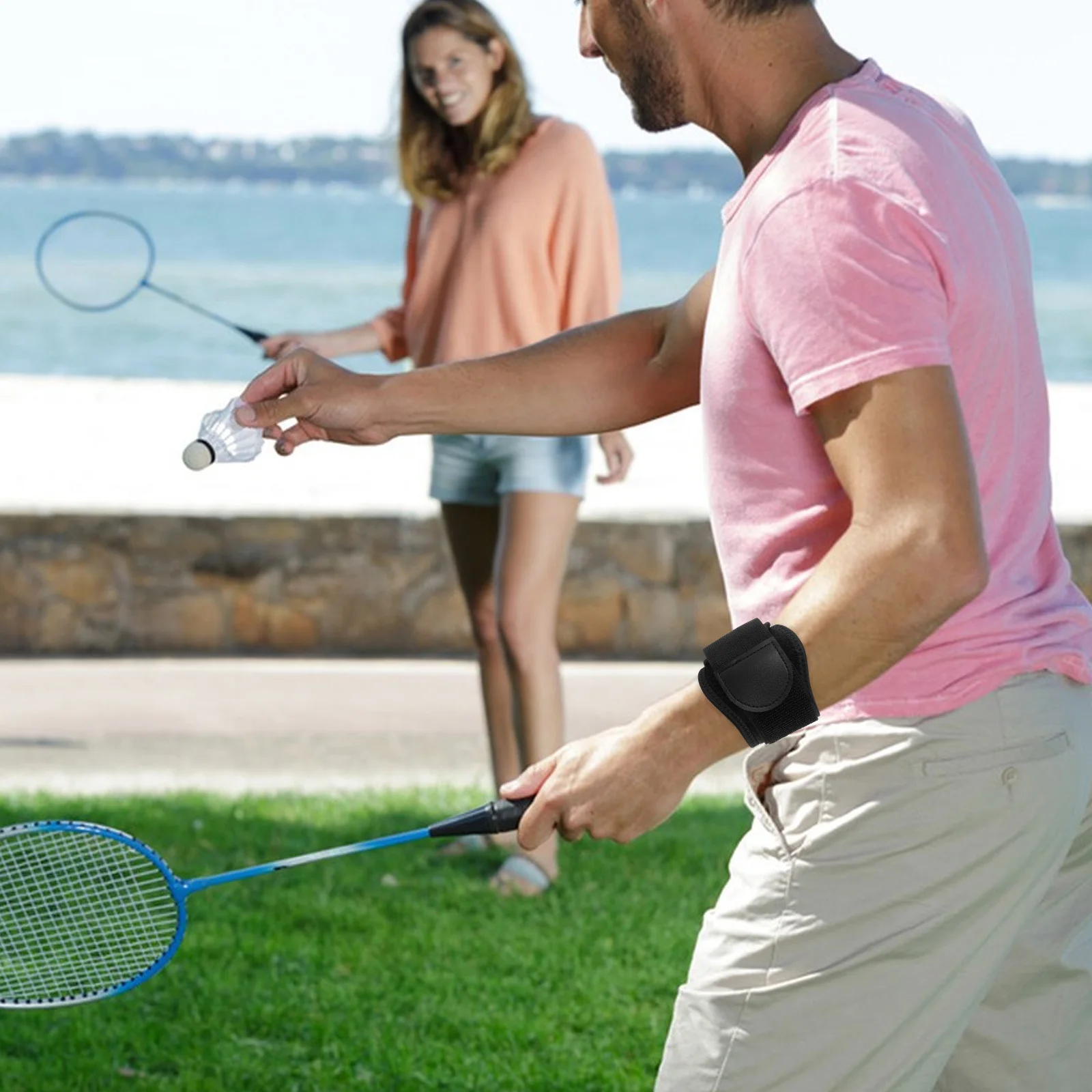 

Compression Elbow Support Brace Adjustable Black Strap for Tennis Golf Baseball Badminton Sports Forearm Arm Sleeve Injury