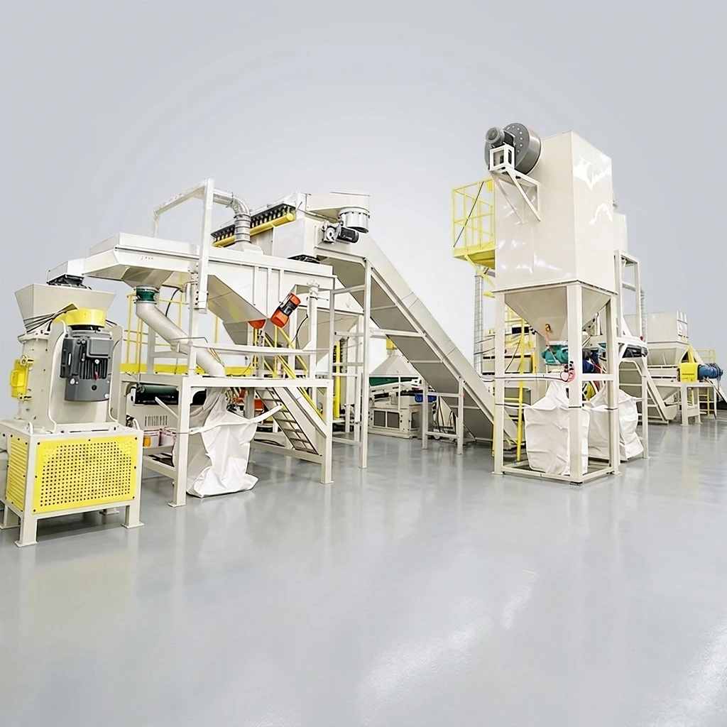 High Recovery Rate Scrap Solar Panel Heat Pyrolysis Separating Line Solar Panel Silicon Recycling Equipment