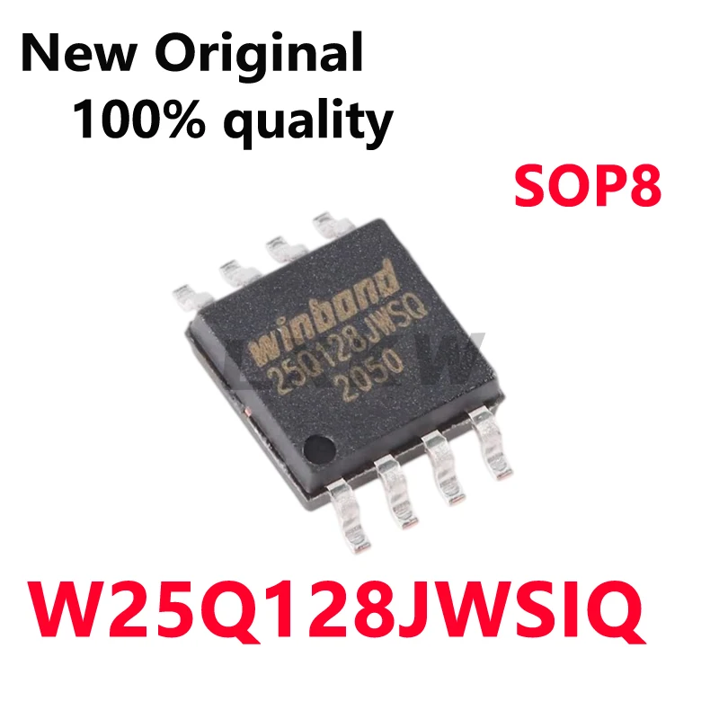 5-10/PCS New W25Q128JWSQ W25Q128JWSIQ SOP8 1.8V 128M-bit serial flash memory chip In Stock