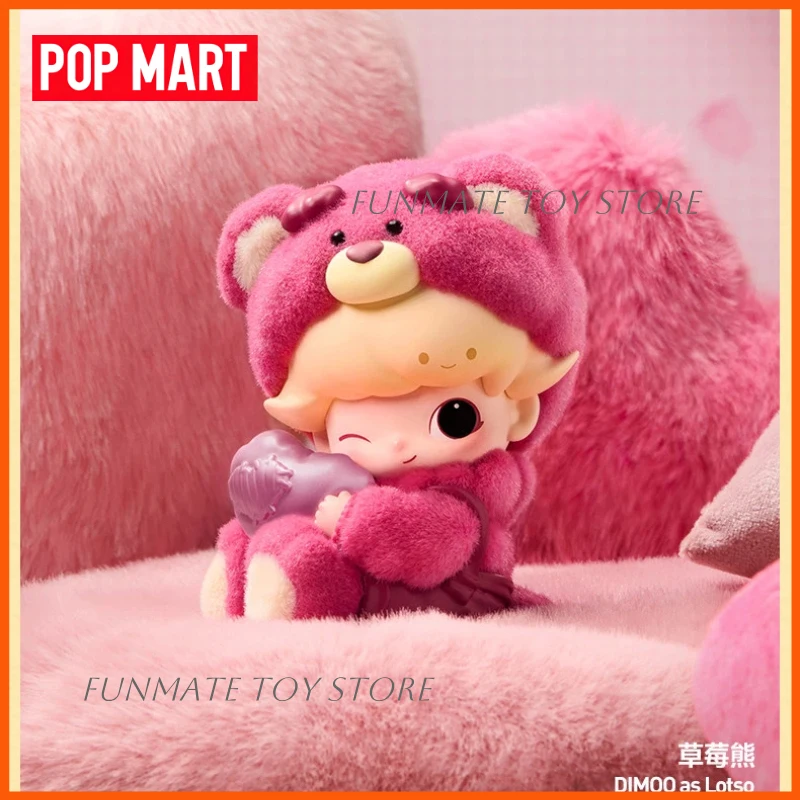 Original POP MART Dimoo Blind Box World X Pixar Series Collectible Figure Surprise Trendy Toy Home Decor Gift Adult Collectors