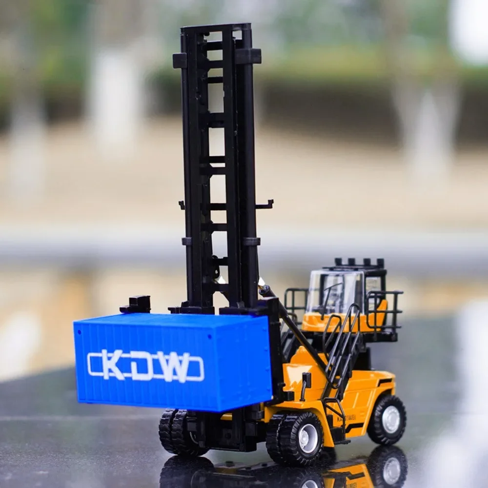 1 : 50 Alloy Slide Car Toy Empty Container Stacker Model