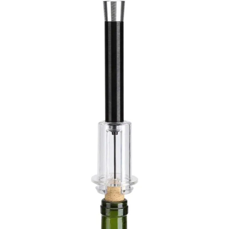 Easy Air Pump Pressure Red Wine Stopper Beer Lid Stainless Steel Opener Corkscrew Corks Out Tools Portable Bottle Opener Pump