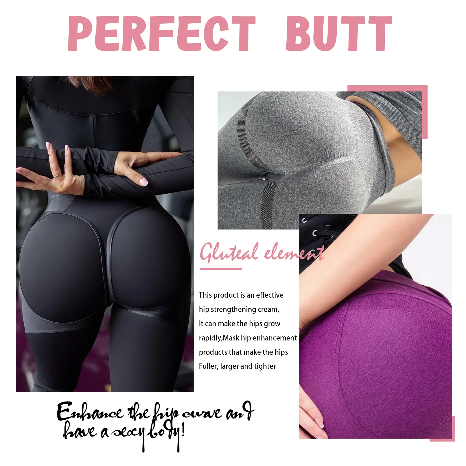 EELHOE Buttock Cream for Buttock Augmentation Firming Skin Repair Lift up Butt Enlargement Sexy Ass for Practice Care Cream 40g