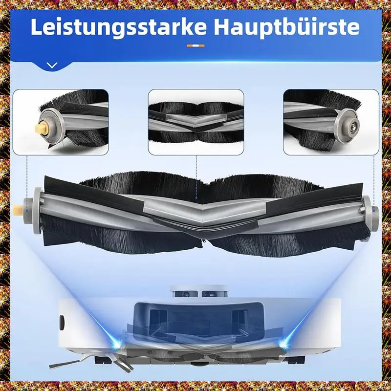 

BTCL Main Side Brush Filter Mops As Shown Plastic For Ecovacs Deebot T20 Omni / T20E Omni Vacuum Cleaner