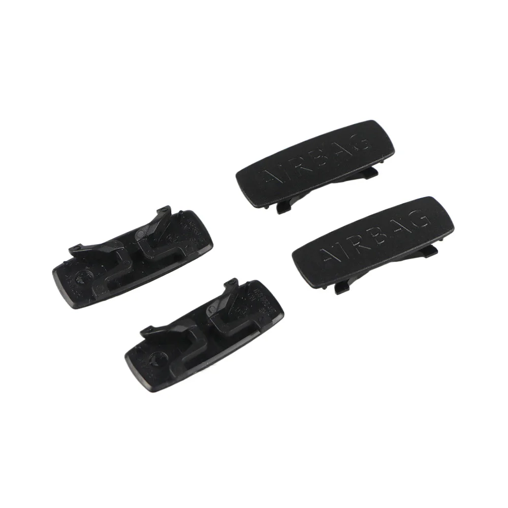 4Pcs AIRBAG Airbag A B C Pillar Insert Trim Cover Badge For CC Golf Jetta Passat Polo Touran 5G0853437 1K0853437 3C0853437