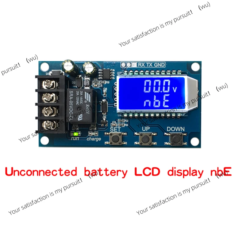 L10A LCD Display Lead-Acid Lithium Battery Storage Battery Charging Control Module Charge Protection Board Switch 6-60V 10A