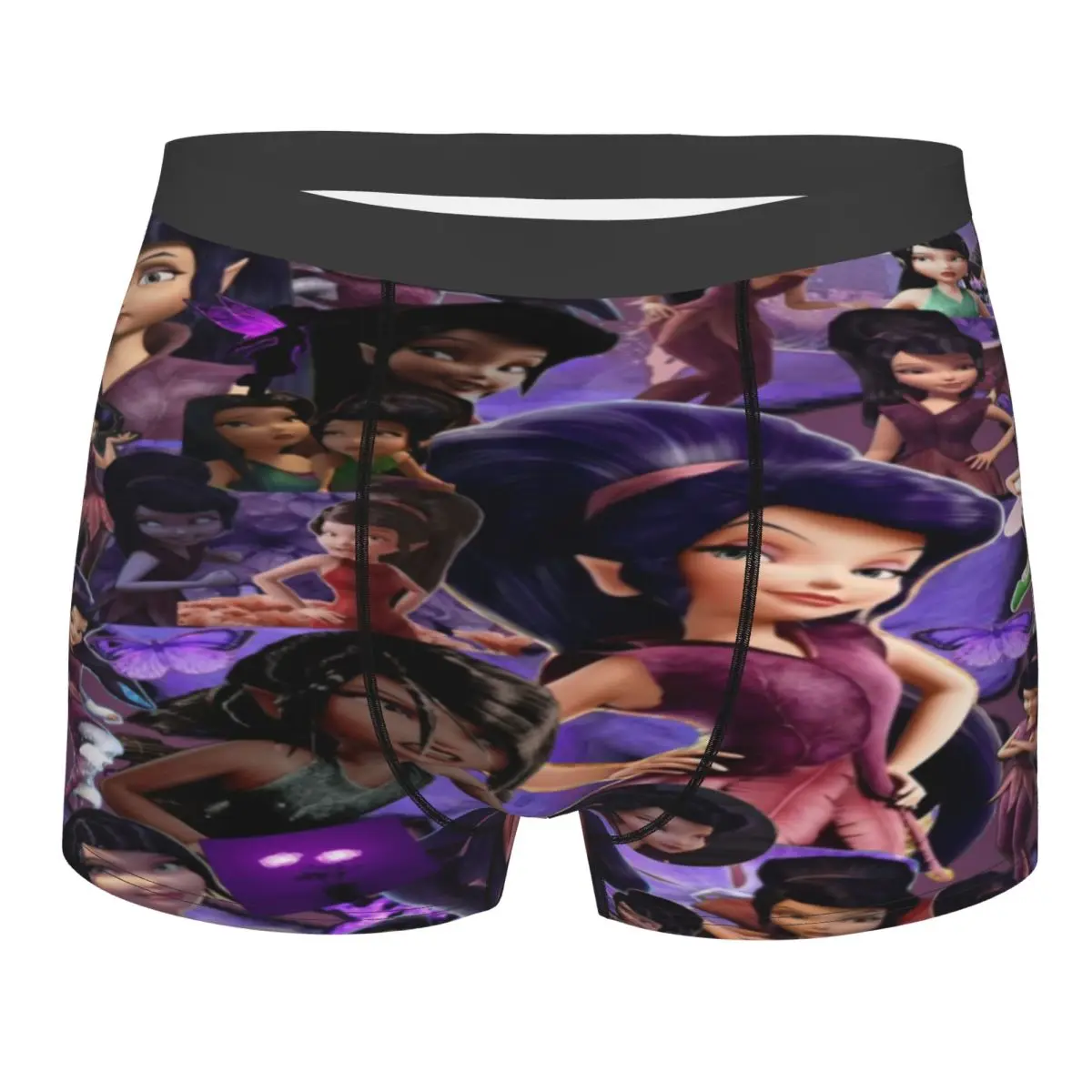 

Мужские трусы-боксеры с 3D-принтом «Тинкер Белл и Пиратская фея», дышащие, с мультяшным рисунком, для дома