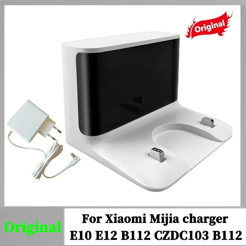 Original Charger Dock Replacement for Xiaomi Mijia E10 E12 B112 CDZC103 Robot Vacuum Cleaner Parts Charging Dock Accessories