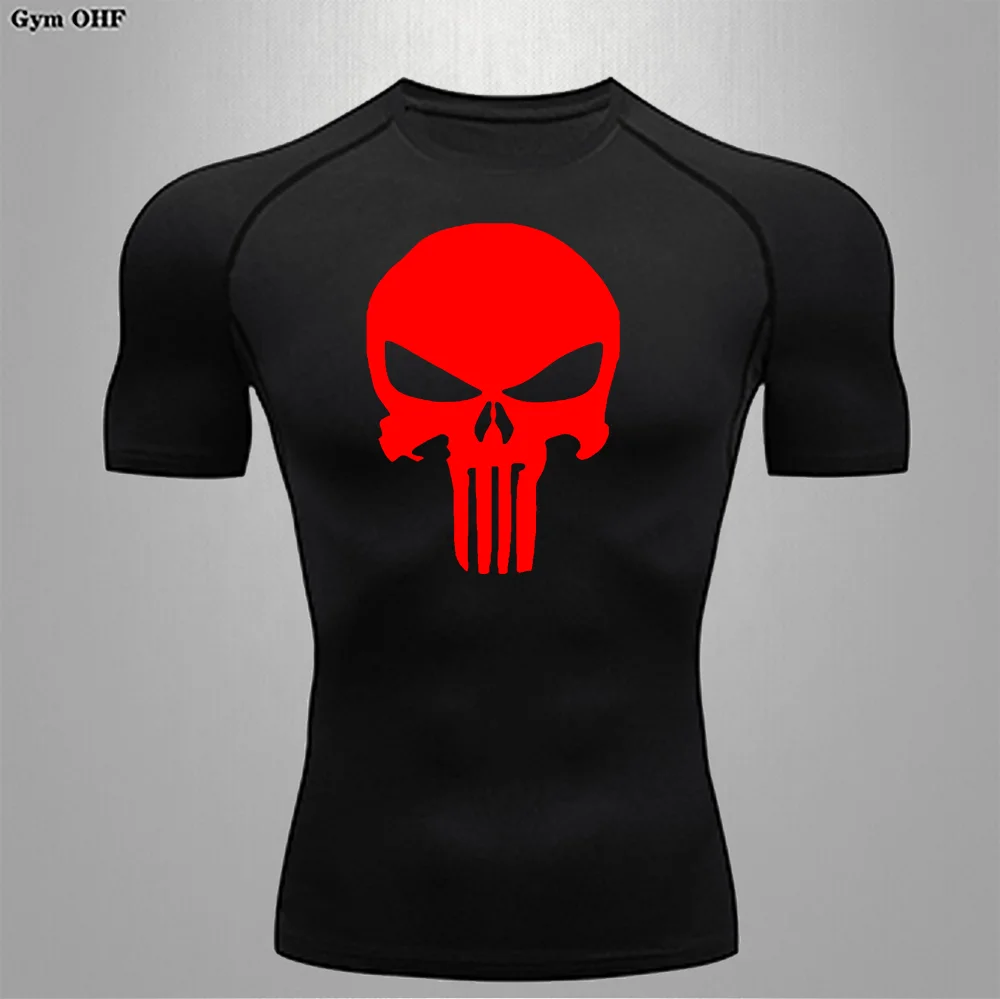 Sports T shirt Man Quick Drying Exercise Slim Gym Fit Fitness Tight Fit Shirt Training Running T shirts Breathable Sports Lycra image 6