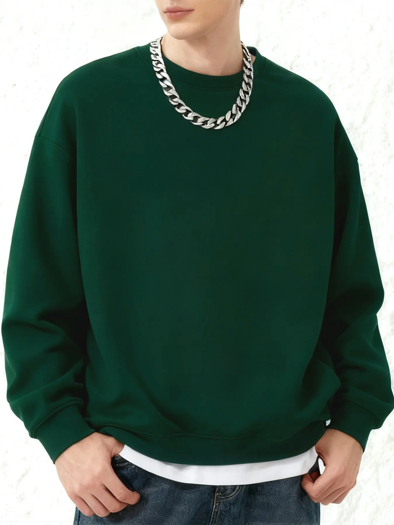Thumbnail 4 - #53 Latest Mens Crew Neck Sweatshirts Offers
