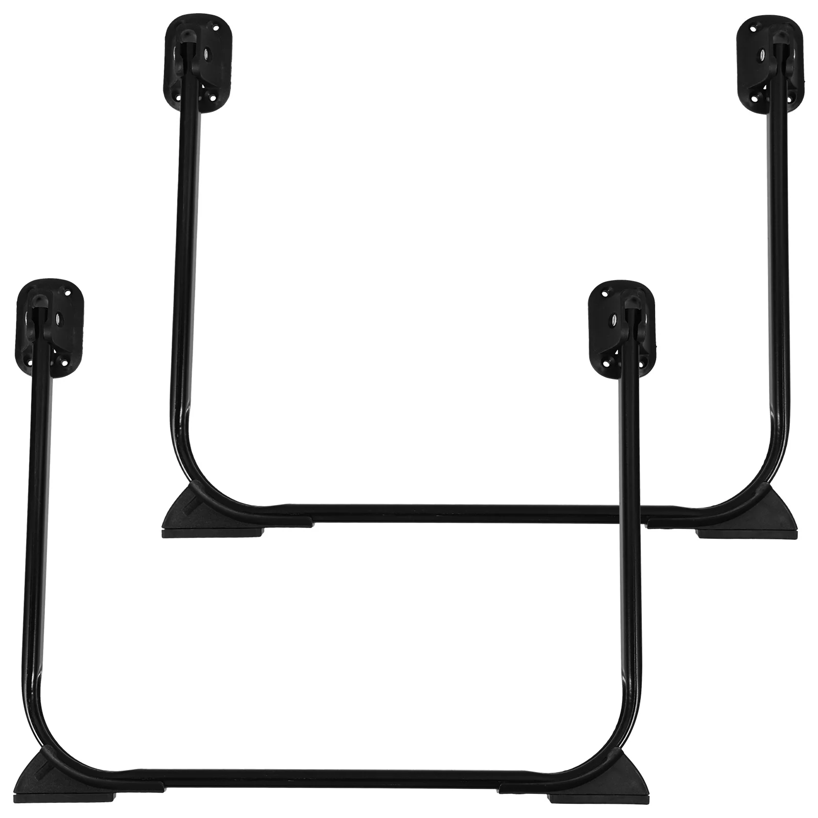 2Pcs Folding Brackets Heavy Duty Table Extender Iron Legs for Furniture Elegant Simple Style Folding Brackets Heavy Duty