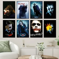 BEAST KINGDOM DC J-Joker Heath Ledger Poster Small Prints Wall Painting Bedroom Living Room Wall Sticker Office