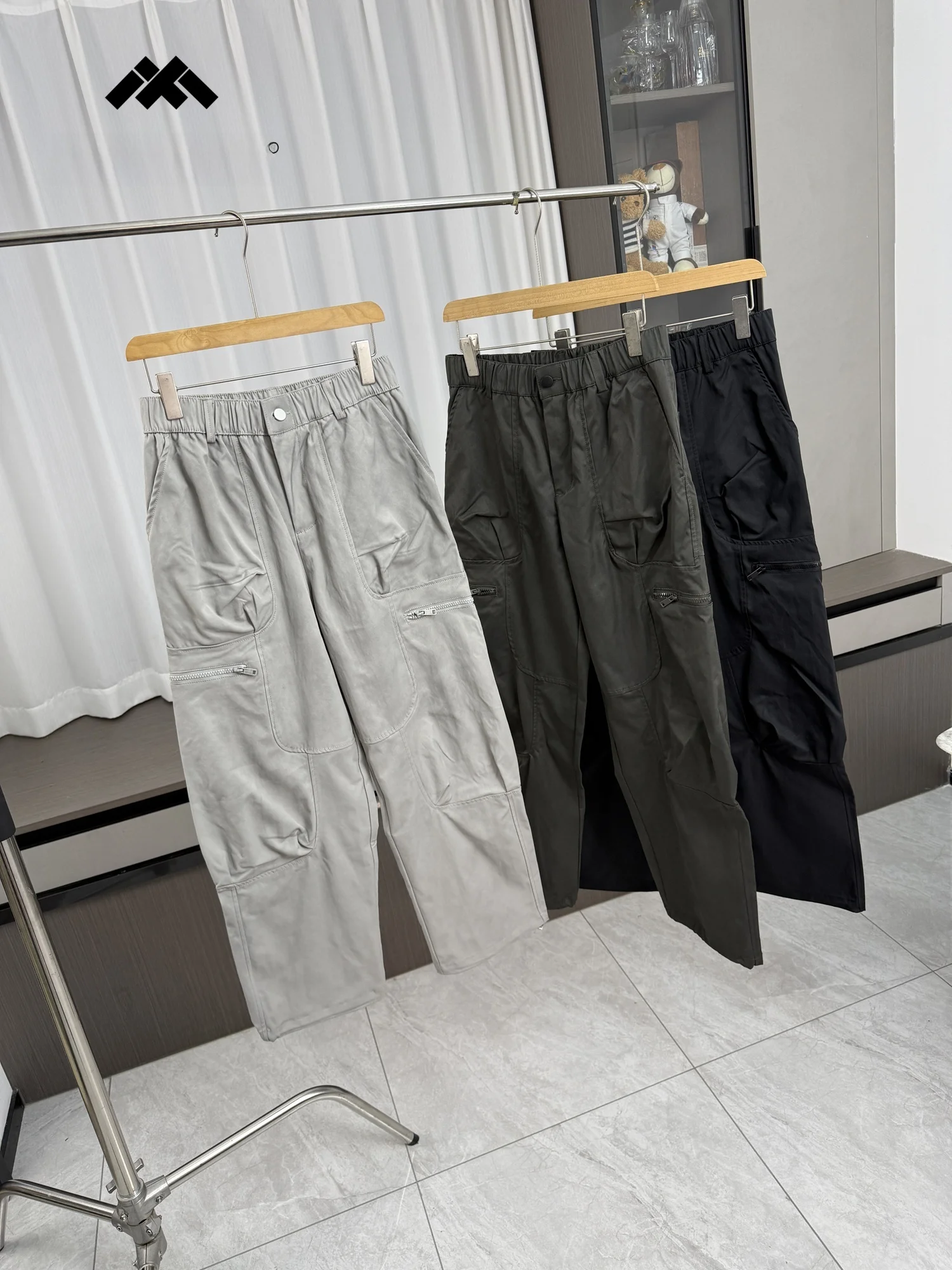 

Американские ретро-брюки для мужчин: комфортные, повседневные, весенне-летние, свободного кроя, прямые штанины, эластичный пояс, для активного отдыха, дышащие