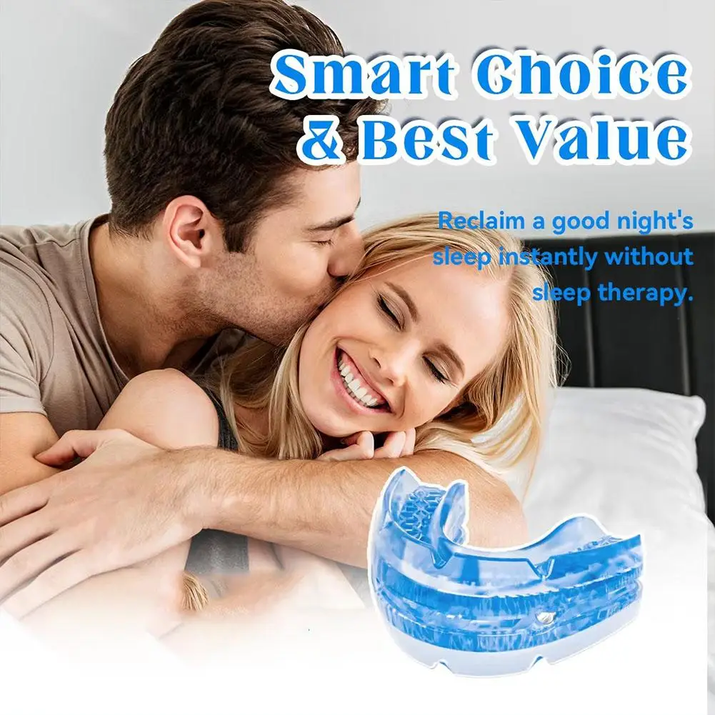 

Anti Snoring Mouthpiece Guard Improve Sleeping Adjustable Mouthpiece Sleeping Aid Anti-Apnea Teeth Bruxism Stop Snoring Device