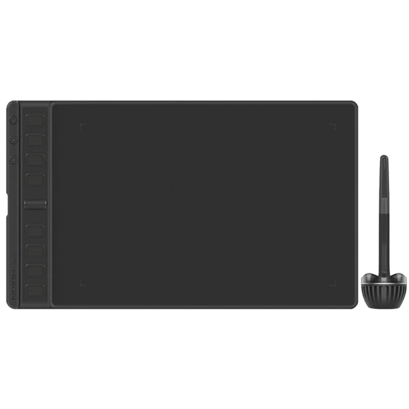 U55B Graphics Design Tablets For PC Customizable Wheel Soft Grips Pen Included