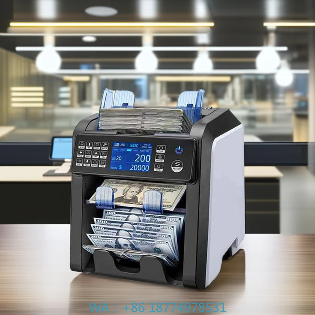 

Banknote Counter Mixed Bill Value Money Counting for Banks AL-950 Hot Sale Chuanwei Machine 2 CIS