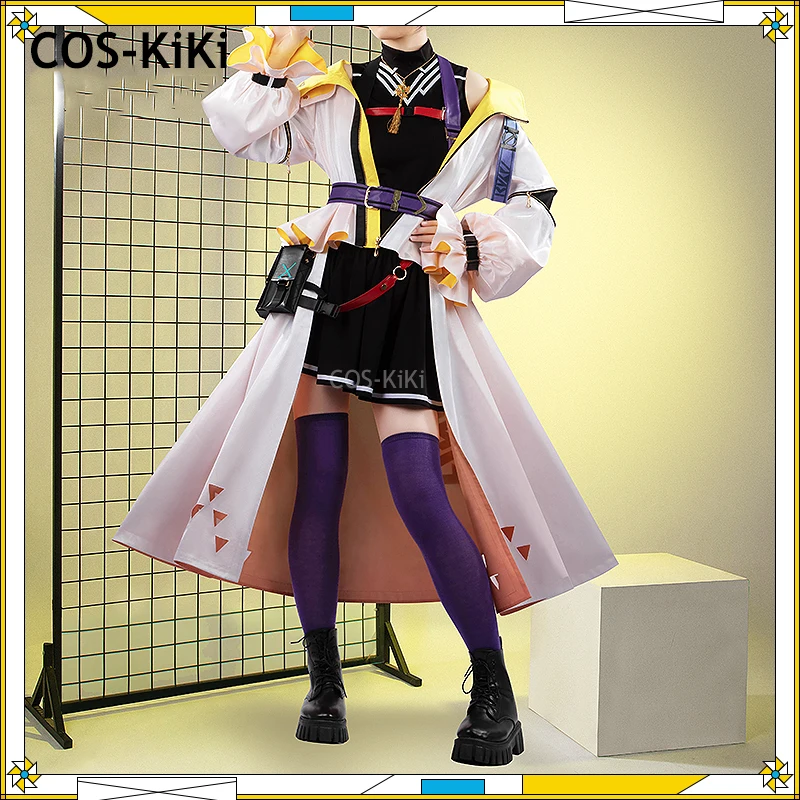 COS-KiKi Vtuber Fura Kanato April Fool's Day Feminine Clothing Game Suit Cosplay Costume Halloween Party Role Play Outfit