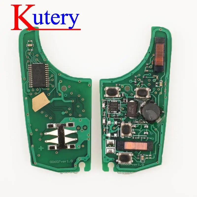 jingyuqin 315/433Mhz Flip Remote Car Key Circuit Board ID46 Chip FOB For Chevrolet Cruz Aveo Opel Buick Verano Encore FOB Hitag2