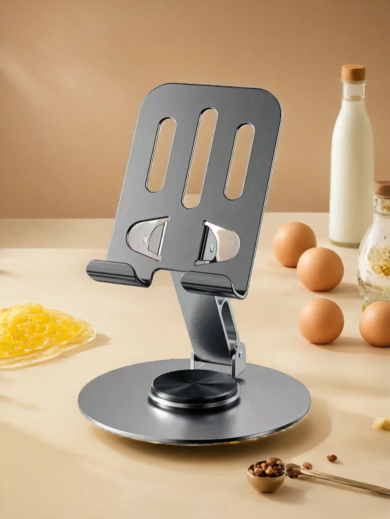 Full Metal 360-Degree Rotating Stress-Relieving Phone And Tablet Universal Stand