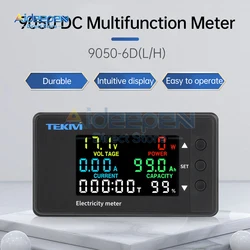 DC 7.5-100V 20/100/200/300A Voltmeter Ammeter Power Meter Multi-function Voltage Current Power Detector Charger Indicator