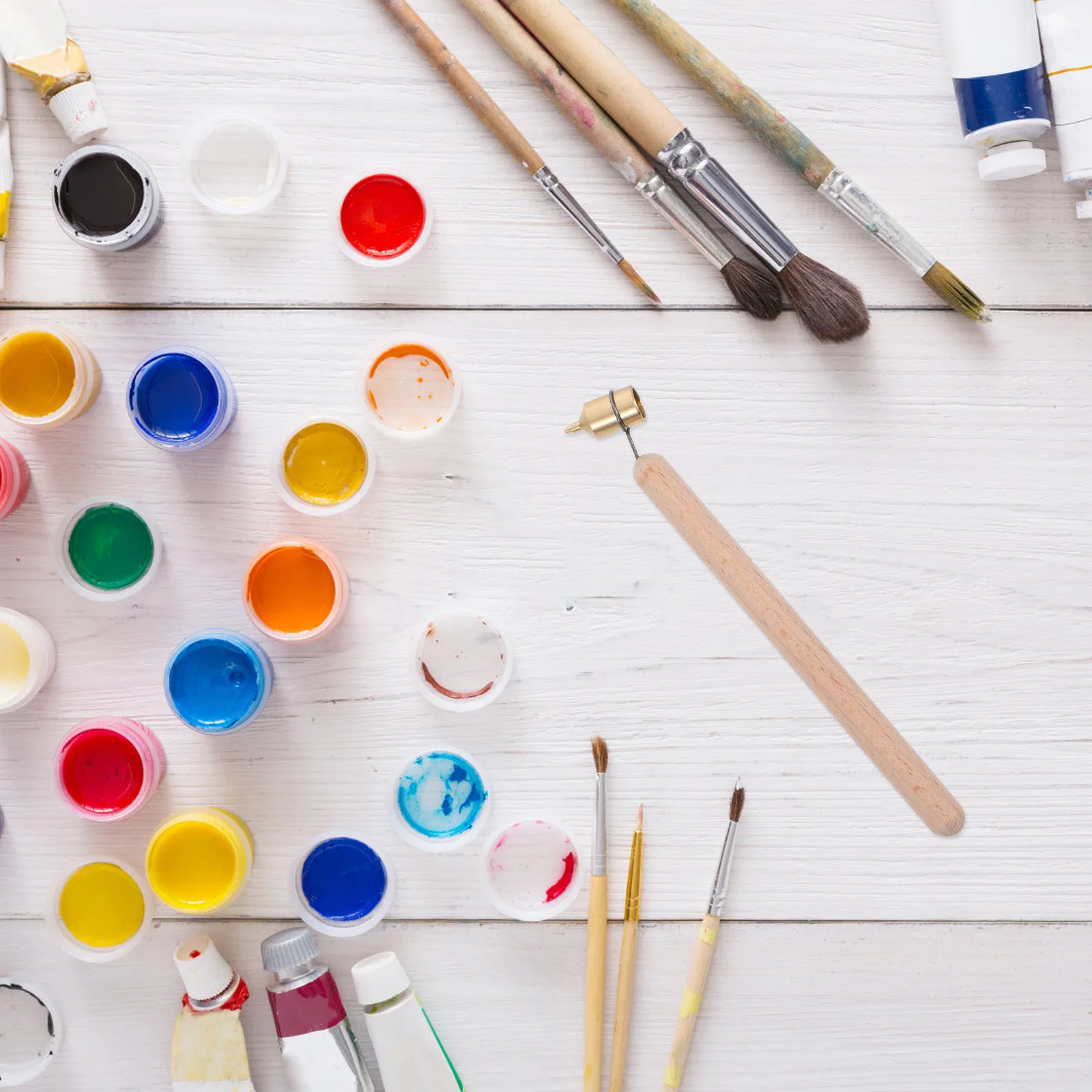 Fine Line Fluid Painting Pen 0.4mm Fine Tip Detailing Pen Smooth Ink Flow Ergonomic Grip Ceramic Glass Painting Tool Masking