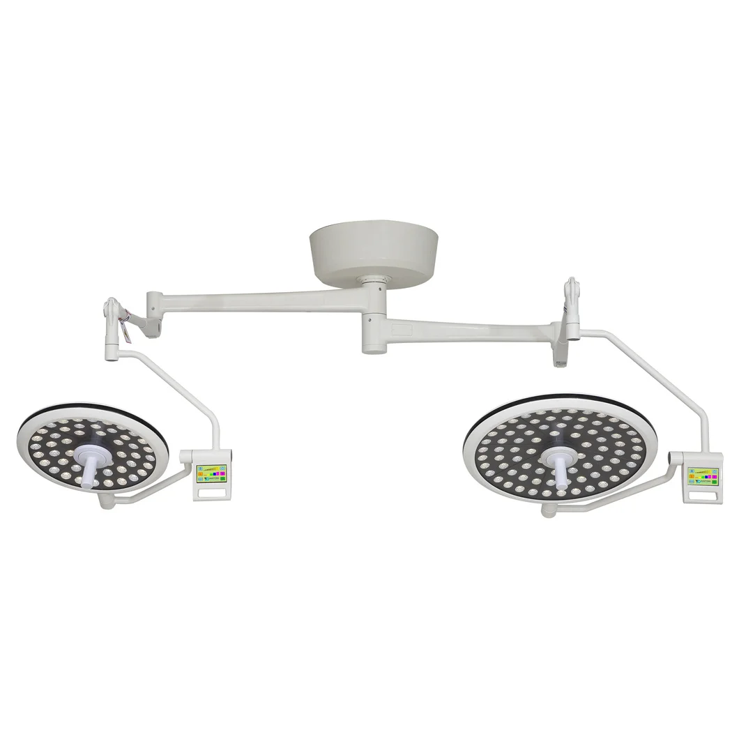 Animal Double Head Vet Operation Room Ceiling Shadowless LED Surgical light Veterinary Surgery Lamp