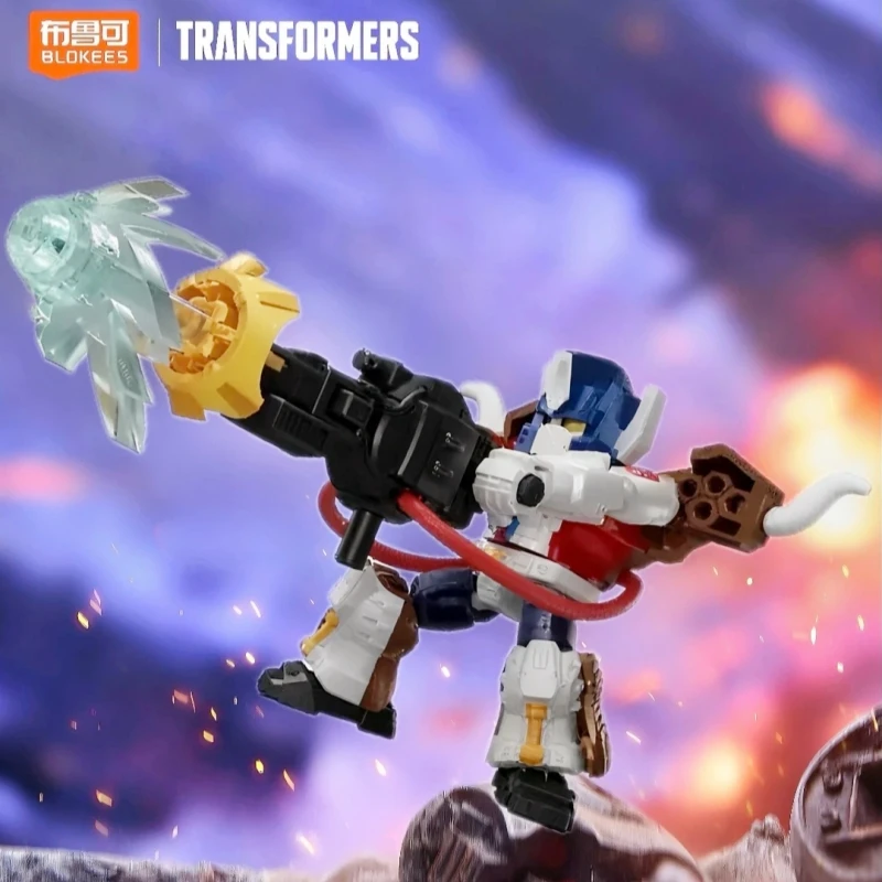 Blokees Transformers Defender Version 7 Blind Box Beast Wars Optimus Prime Actionfigur Ornament Bausteine Modell Sammelspielzeug Geschenk – Detail 3