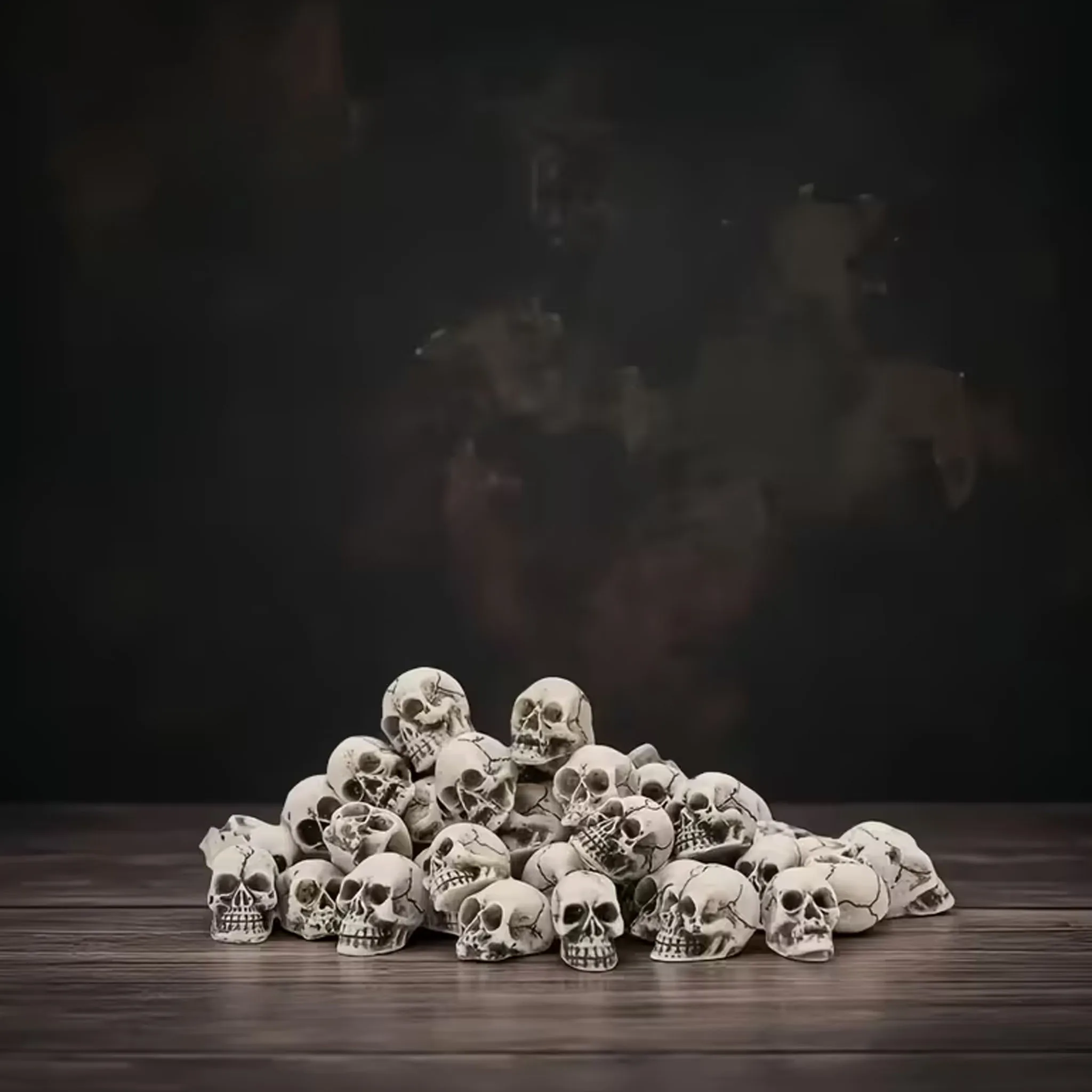 Halloween Skull Pots 5