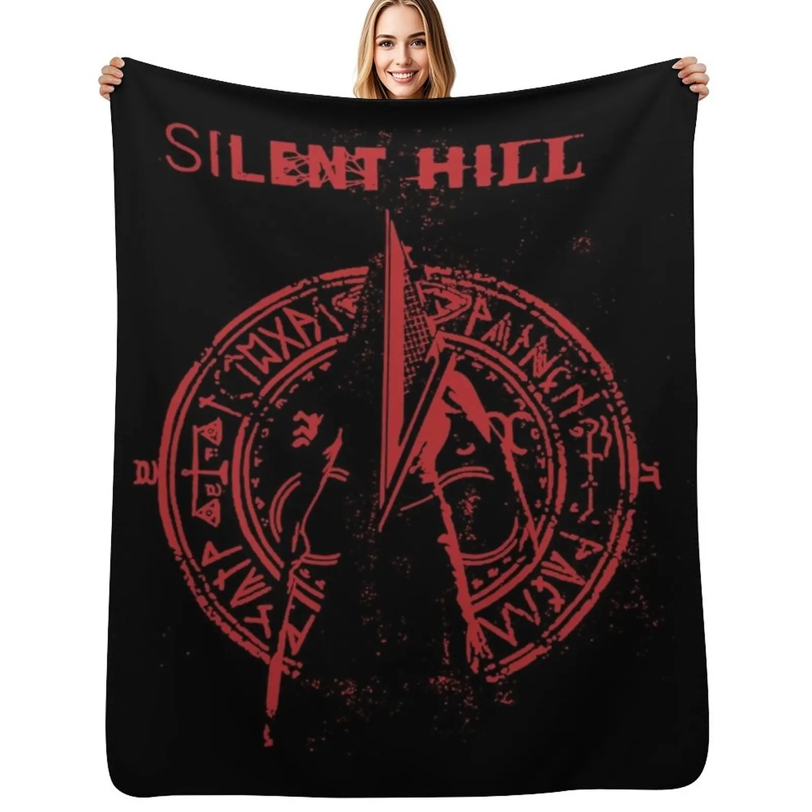 

Silent Hill Throw Blanket All Weather Soft Throw Blanket for Sofa