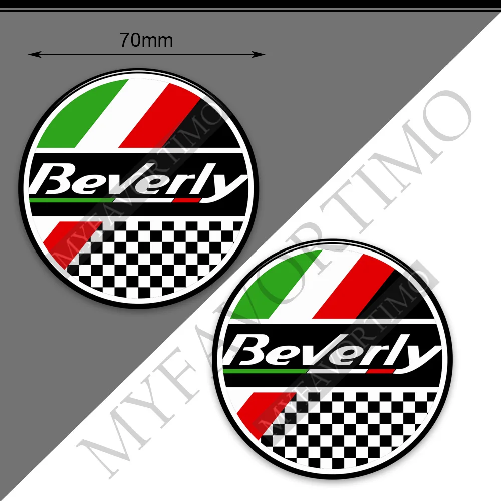 Voor Piaggio Beverly Moto Scooter 125 300 350 500 3d Embleem Badge Logo Stickers Sticker Motorfiets Verhogen