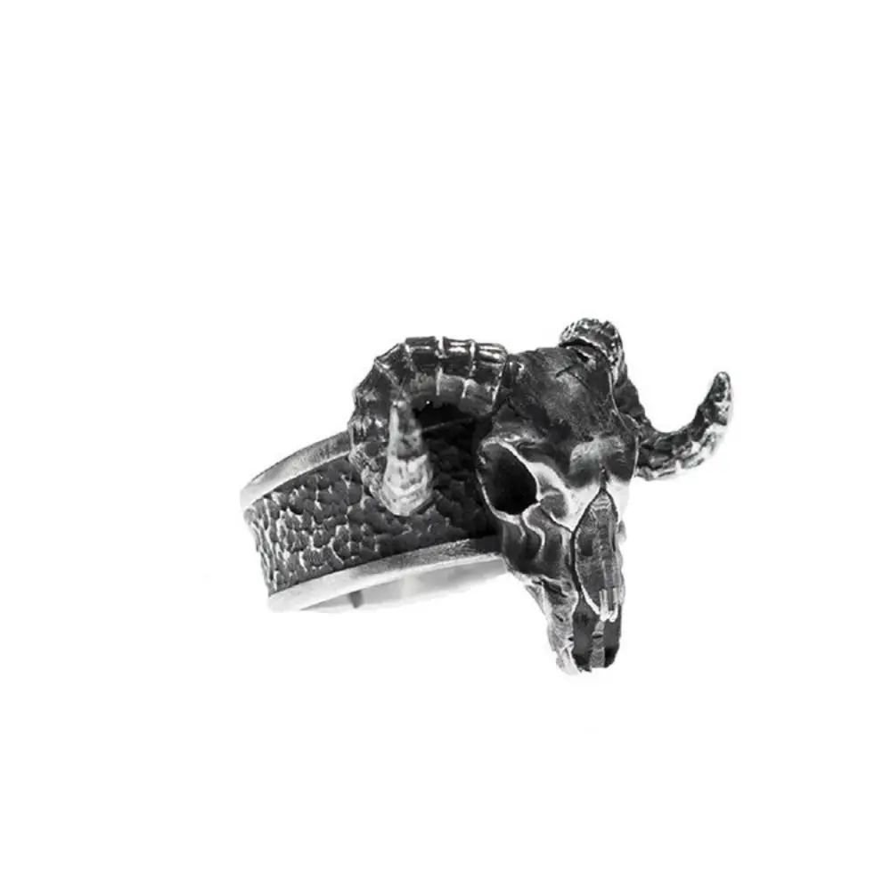 Retro Hip Hop Men Courage Temperament Claw For Men Korean Style Rings Devil Horn Rings Fashion Jewelry Punk Finger Ring