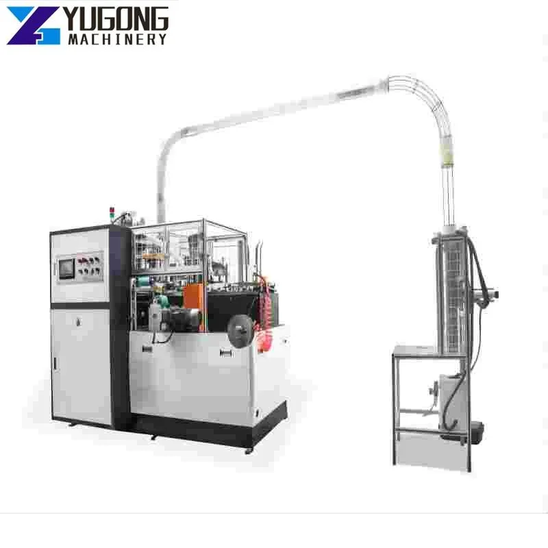 YG Automatic Cold Drink Paper Cup Machine Middle Speed Paper Cup Forming Machine Die Cutting Machine Automatic for Paper Cup