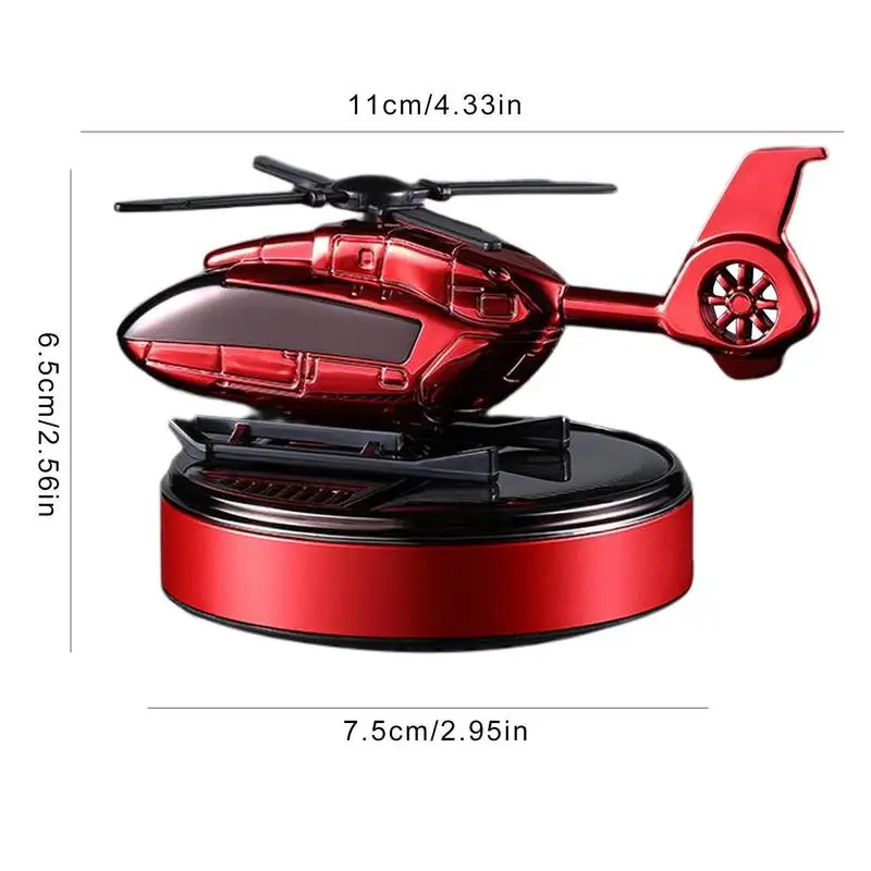 Car Air Freshener Interior Perfume Solar Helicopter Automatic Rotation Dashboard Fragrance Essential Diffuser Car Accessories