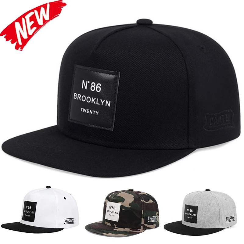 Fashion N86 Embroidered Men Women Adjustable Hip Hop Baseball Cap For Unisex Adult Outdoor Casual Sun Hat Cotton Snapback Hats