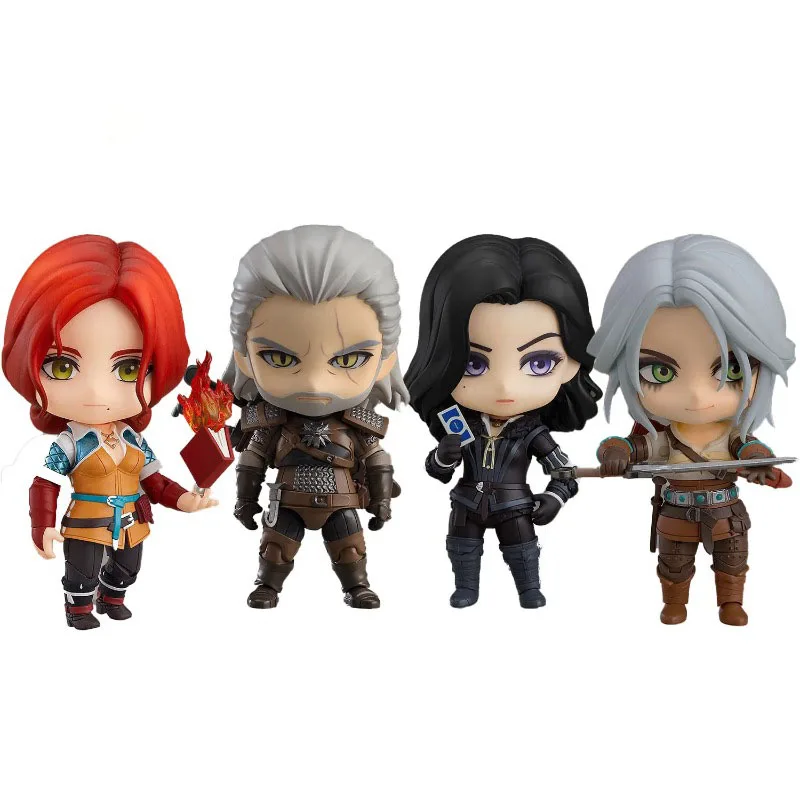 In Stock Original GSC  1429 Triss Merigold 1108 Ciri 907 Geralt of Rivia 1351 Yennefer Model Character Action Toy