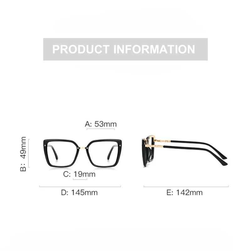 VANSITO 2025 Trending Ins Popular Optical Lenses Prescription Women's glasses frames